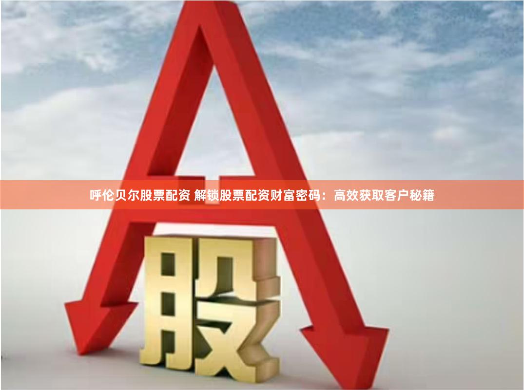 呼伦贝尔股票配资 解锁股票配资财富密码：高效获取客户秘籍